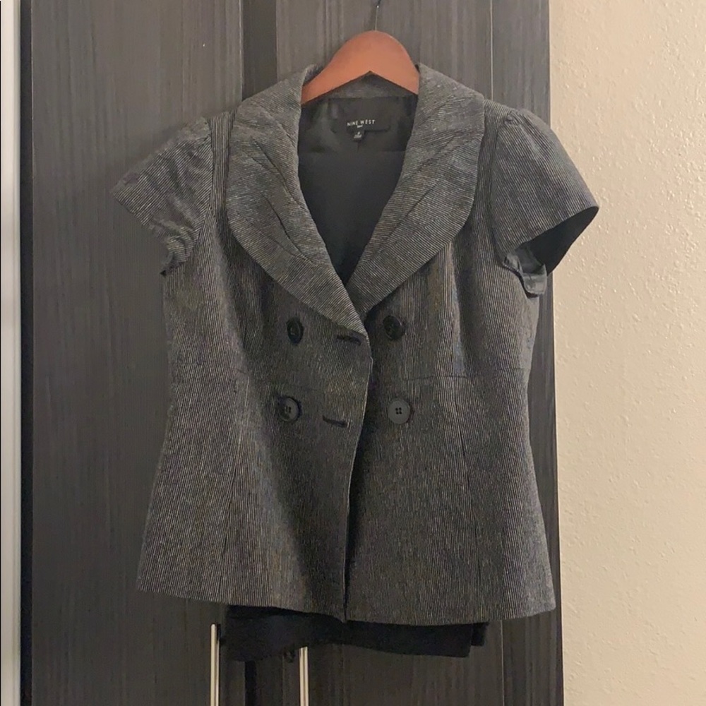 Nine West suit with short sleeve jacket and pants
